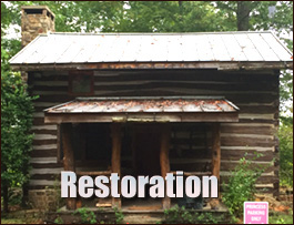 Historic Log Cabin Restoration  Blackey, Kentucky